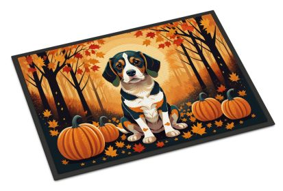 Beagle Fall Doormat Front Door Mat Indoor Outdoor Rugs for Entryway, Non Slip Washable Low Pile, 24H X 36W