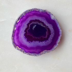Rock Edge Natural Stone Device Grip (Color: Purple Agate)
